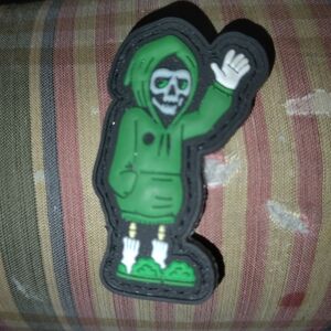 Green Skeleton Patch